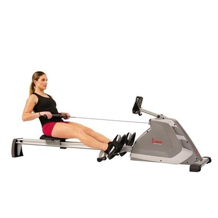 SUNNY HEALTH & FITNESS Sunny Health & Fitness SF-RW5854 Magnetic Rowing Machine Rower with High Weight Capacity SF-RW5854